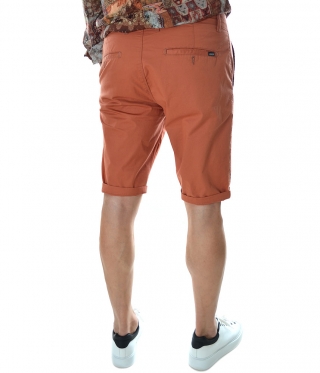 Мъжки къси панталони цвят праскова