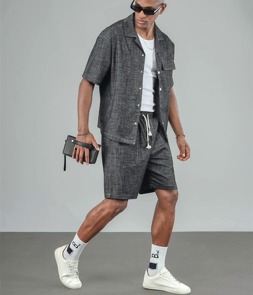 Мъжки спортно елегантен летен комплект Relaxed Fit