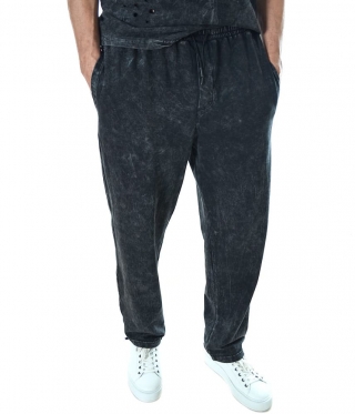 Мъжки спортен панталон Relaxed fit варен памук