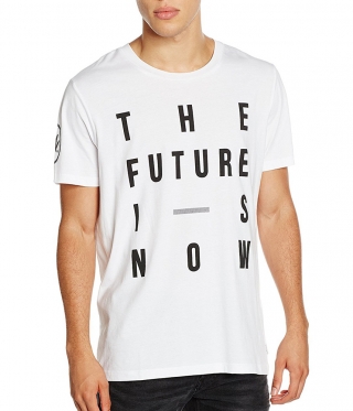 Мъжка бяла тениска the future