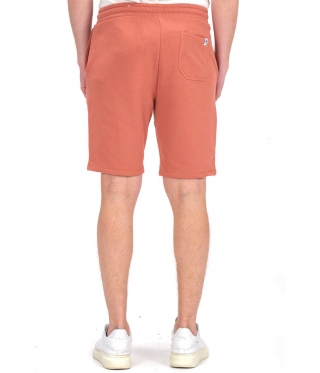 Мъжки къси панталони в пастелно оранжево