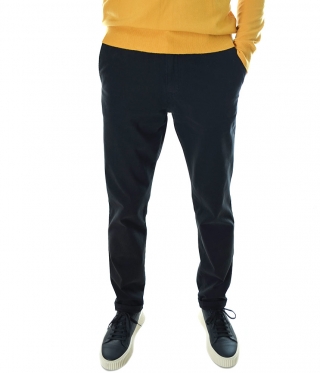 Мъжки черен панталон Regular Fit модел