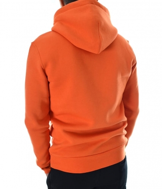 Мъжки ватиран суичър в оранжево