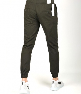 Мъжки джогър панталон с ластична талия