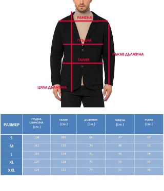Мъжко плетено сако Regular Fit - Тъмносиньо