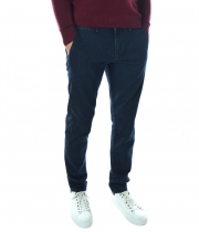 Мъжки дънков панталон с италиански джоб Slim Fit